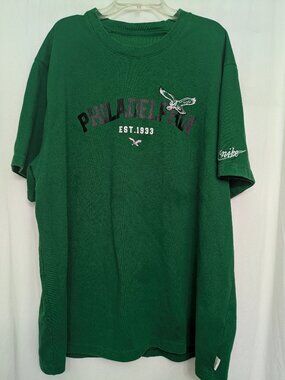 Nike Philadelphia Eagles Tee XL Green NFL Graphic Shirt